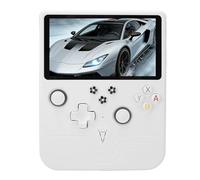 Jectse Console di Gioco Portatile, Schermo HD da 6 Pollici Console di Gioco retrò Portatile da 6000 MAh con Doppi Joystick RGB, per Oltre 30 Emulatori e Spazio di Archiviazione da 128 GB (WHITE)