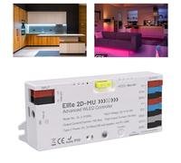 Jectse Controller per Strisce LED WLED ESP32 Serie Elite, Microfono Dinamico, Suono Reattivo 20A, Cambio di Livello, relè di Risparmio Energetico UART, per Striscia IC RGB