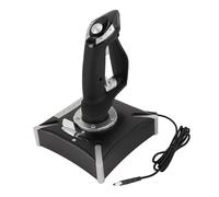 Jectse Controlli del Simulatore di Volo, Doppi Motori a Vibrazione, Joystick del Controller del Simulatore di Volo a 3 modalità, Funzioni Chiave 16x3, Joystick a 4 assi. Compatibile con
