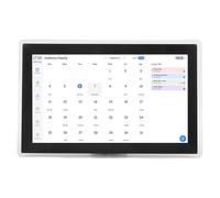 Jectse Cornice per Calendario Digitale WiFi da 15,6 Pollici Display Interattivo Touchscreen HD Smart Family Planner Grafico dei Lavori Domestici con Sincronizzazione nel Galleria (Spina europea)