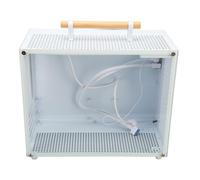 Jectse Custodia da Gioco per Pc Mini Matx, Porta USB 3.0 Io Anterriore da 20,6 Litri, Alimentatore Atx Custode per Computer da Gioco Mini Itx Cube, Pannello Laterale in Vetro Tempera,