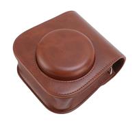 Jectse Custodia Protettiva Adatta per Mini12, Borsa per Fotocamera Istantanea in Pelle PU con Spallata, Custodia per la Fotocamera Morbida per Mini11 (BROWN)