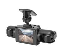 Jectse Dash Cam a 4 1080P Registrazione Anteriore Posteriore Sinistra Destra Schermo da 2,0 Pollici Vista a 360° con Registrazione in Loop Alimentatore Integrato per Auto Camion SUV