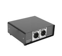 Jectse DI Box Attivo, Direct Box Professionale con Isolamento DI Messa a Terra GND e Doppia Alimentazione, Converte Segnali da Alta a Bassa Impedenza con 2 Uscite XLR Bilanciate