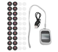 Jectse di Chiamata Wireless con 500, Avvisi di Vibrazione e Cicalino, Prova Idrica IPX4, Tempo di Attesa Prolungata per Ristoranti, Hotel, Bar, di Chiamate Infermiere, Fabbrica