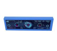 Jectse Display della Temperatura del PC da 8,8 Pollici, Display della Temperatura 'hardware della CPU Plug and Play, Risoluzione 1920x480 Personalizzabile per Computer (BLUE)