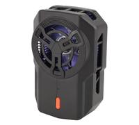 Jectse Dispositivo di Raffreddamento del Telefono Cellulare, Ventola di Raffreddamento del Radiatore del Telefono a 3 Ingranaggi con Luci Colorate, Clip Posteriore Retrattile,