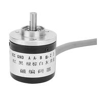 Jectse ECCODER Rotativo, Encoder Rotativo Incrementale Dc5v 1024 Impulsi, Encoder Magnetico 38 Mm, Mandrino in Acciaio Inossidabile/guscio Metallico, per Controllo Intelligente