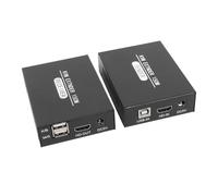 Jectse Extender Interfaccia Multimediale HD, Trasferimento Full HD 1080P Fino a 150 M Tramite Cavo CAT5E 6, Supporta Copia HDCP DTS EDID, per Proiettori DVD Set Top Box Data Center (Spina europea)