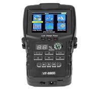 Jectse Finder Satellitare, 2,4 Pollici HD TFT LCD Digital Satellite Finder Loop Search Laying Short Circuit Protection 100-240VAC per la Regolamentazione del Motore dell'antenna (Spina europea)