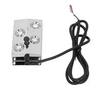 Jectse Fogger Ad Ultrasuoni 4 Teste, 4,5 Litri HIP67 Fogger di Laghetto a Prova di Acqua, 1,7 MHz Oscillazione Elettronica Umidificatore a Nebbia Ad Ultrasuoni, per Stagno, Serra, Rockey