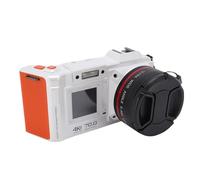 Jectse Fotocamera Digitale 4K Fotocamera DSLR da 70 MP con Zoom 50X Messa a Fuoco Automatica Apertura F1.8 WiFi Doppio Schermo per Fotografia Video Vlogging Viaggi (White)