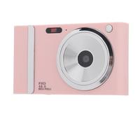 Jectse Fotocamera Digitale per Vlogging, Fotocamera Digitale HD da 48 MP 1080P con Rilevamento del Volto per Viaggi e Cerimonie di Laurea (PINK)