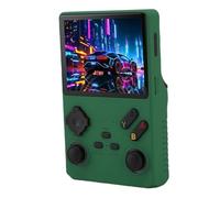 Jectse Giochi Portatili Giocatore, Console di Gioco retrò Ad Alta Definizione CPU RK3326 con Connettore per Cuffie da 3,5 Mm per l'intrattenimento (verde scuro)
