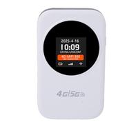 Jectse Hotspot WiFi 4G LTE, WiFi Portatile 2.4G da 300 Mbps, Supporta da 8 a 10 Utenti Router Mobile Tascabile con Slot per Scheda SIM, per Viaggi in Auto All'aperto