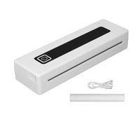 Jectse Impresora Portátil Inalámbrica para Viajes, Control APP Impresora Térmica Bluetooth para Android & iOS, Soporta 8.5 X 11 US Carta, 2.24/3.15/4.41 pulgadas Tamaños de papel