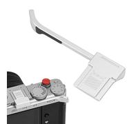 Jectse Impugnatura per Pollice della Fotocamera, Lega di Alluminio Ergonomica con Copertura Hot-shoe, per Fotocamera DSLR X E5 per Migliorare la Presa e Prevenire Graffi (SILVER)