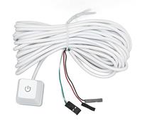 Jectse Interruttore di Alimentazione del Computer Desktop, Interruttore di Alimentazione del PC Esterno Pulsante Dell'adattatore di Controllo Dell'alimentazione Cavo 2M/4M, Interruttore