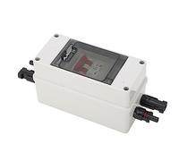Jectse Interruttore Di Disconnessione SOLARE CC, Interruttore Automatico Miniaturizzato Fotovoltaico con Scatola Di Distribuzieone Impermeabile IP65 per Pannelli Solari, Interrutture (32A)
