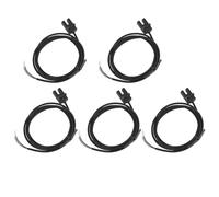 Jectse Interruttore Fotoeletrico Tipo u 5 Pezzi, Sensore Interruttore Scanalato ABS Ad Alta Precisee, Normalmente Aperto e Chiuso, Installazione Semplice, Dc5-24v, Uscita Npn, per