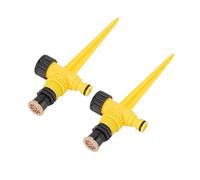 Jectse Irrigatore da Giardino Rotante a 360 Gradi, Testina Irrigatore con Presa a Terra per Irrigazione del Prato, d'acqua Verde per Esterni, di Irrigazione a Goccia, Ideale per Rinfrescare le