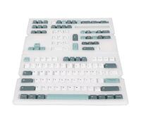 Jectse KeyCaps PBT, 128 Tasti Tastiera da Gioco KeyCaps Custom Pudding Set Accessori per Tastiera Meccanica (giardino botanico)