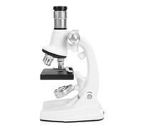 Jectse Kit Microscopio per Bambini, Microscopio Educativo Illuminato a LED con Zoom 100X-1200X con Vetrini Preparati, Pinzette per L'apprendimento Precoce delle Scienze