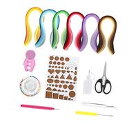 Jectse Kit per Quilling di Carta Fatti A Mano Fai-Da-Te con Strumenti Completi, Sei Color Sfumati, Facele da Usare, per Decorazioni per la Casa per Principi per Bambini