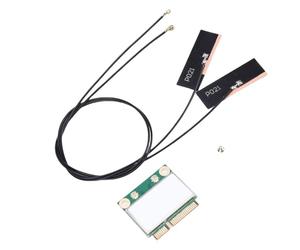 Jectse La Scheda Wireless WiFi 6 Ad Alte Prestazioni Supporta La Tecnologia BT5.3 per Laptop L'adattatore di Rete MINI PCIE Migliora La Sicurezza per Oltre 11 Utenti