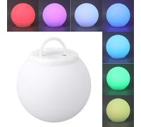 Jectse Lampada a Sfera a LED, Lampada D'atmosfera Colorata da 5,9 Pollici 10 M, Sfera Luminosa Galleggiante Ricaricabile Impermeabile per Piscine, Feste in Casa, Fotografia,