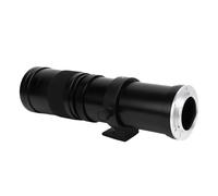 Jectse Lente a Fuoco Manuale, Zoom da 420 Mm a 800 Mm, Teleobiettivo con Apertura F8.3 per la Fotocamera di Monte F SLR, Luna, Uccelli, Fauna Selvatica, Paesaggi (BLACK)