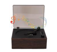 Jectse Lettore CD Portatile, Ingresso AUX USB retrò Wireless 5.1 MP3 WMA Supportato con Telecomando e Cuffie, per Auto Domestica (Colore noce)