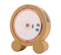 Jectse Lettore CD Verticale da Tavolo, Bluetooth 5.3, FM, USB, AUX, Lettore Musicale CD con Doppio Altoparlante HIFI, Schermo LED e Timer, Ideale per gli Amanti della Musica Domestica e (WHITE)