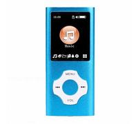 Jectse Lettore MP3 con Bluetooth 5.3, Lettore Audio con Schermo da 1,8 Pollici, Supporta Schede da 64 GB, Radio FM, Registrazione, di E-book, Riproduzione Video, per Bambini e (BLUE)