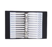 Jectse Libro Campioni di 50 Induttori SMD, Kit di Assortimento di Induttori su Chip Multistrato con Design a Libro e Annotazioni Chiare, Materiale PVC, Adatto per Ingegneri, Studenti,