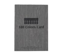 Jectse Libro Magnetico per Colori per Unghie, Libro Magnetico per Display a Colori con 180 Punte per Unghie, di Campioni per in Pelle PU, Etichette Adesive per Scheda Campione di Smalto Gel per (180