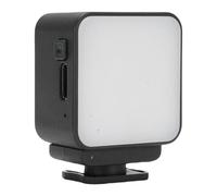 Jectse Luce di Riempimento a LED Magnetico per OSMO 3, 3 Temperature di Colore, USB C Ricaricabile con Foro a Vite da 1/4 di Pollice e Supporto per la Fredda per Azione OSMO 3 4 (BLACK)