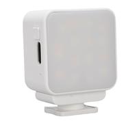Jectse Luce di Riempimento a LED Magnetico per OSMO 3, 3 Temperature di Colore, USB C Ricaricabile con Foro a Vite da 1/4 di Pollice e Supporto per la Fredda per Azione OSMO 3 4 (WHITE)