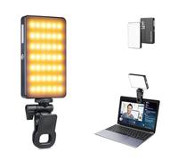 Jectse Luce di Riempimento del Colore BI Portatile con 3 modalità di Luce, 96 Perle a LED, Batteria Ricaricabile per, Fotografia, Videoconferenza