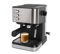 Jectse Macchina da caffè Semiautomatica da 1050 W 20 Bar con Montalatte, Macchina da caffè Ad Estrazione a Temperatura Costante 92°C con Serbatoio Dell'acqua da 1,5 Litri (Spina europea)