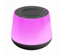 Jectse Macchina per il Rumore Bianco per Dormire, 32 Suoni Rilassanti Macchina per il Suono Portatile con Luce Notturna Colorata, Timer, Altoparlante Bluetooth per Adulti, Viaggi per (GRAY)