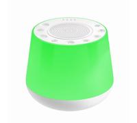 Jectse Macchina per il Rumore Bianco per Dormire, 32 Suoni Rilassanti Macchina per il Suono Portatile con Luce Notturna Colorata, Timer, Altoparlante Bluetooth per Adulti, Viaggi per (WHITE)