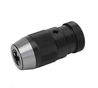 Jectse Mandrino Autoserrangente, Mandrino Autoserrangente Chiave con Manicotto, Adattatore per Torni, Utensili Elettrici Manuali in Acciaio Ad Alta Velocity, Campo di Serraggio 0-16 Mm,
