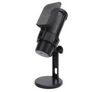 Jectse Microfono da Gioco, Microfono da Gioco a Condensatore USB per PC con Luce Ambientale Colorata, Microfono a Condensatore con Funzione di Silenziamento Rapido, Ammortizzatore,