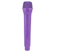 Jectse Microfono di Simulazione, Microfono Falso Portatile Leggero in Scala 1:1 per Scattare Foto. Imita la Forma Reale del Microfono, Realizzato con Materiali ABS, Ideale per Cosplay (Viola Chiaro)