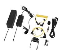 Jectse Microfono Inverso della Fotocamera, Microfono Portatile Portatile Multifunzionale da 3,5 Mm Connessione Audio per la Registrazione Video