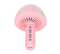 Jectse Microfono per Karaoke, Portatile Microfono Professionle con Luce Notturna, Portatile Wireless per la Decorazione di Ktv per Feste a Casa (PINK)