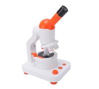 Jectse Microscopio per Bambini Microscopio Composto con Ingrandimento 40X-400X Biologico per Studenti con Doppia Luce LED Batteria Ricaricabile 12 Vetrini Preparati STEM