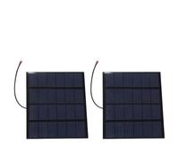 Jectse Mini Pannello Solare da 2 Pacchi, 1,5 W 6 V, Efficiente Produzione di Energia Solare, Silicio Monocristallino Ad Alte Prestazioni, Installazione Fai da Te, Ampia capacità di