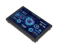 Jectse Mini Schermo USB IPS da 5 Pollici, AIDA64 PC CPU GPU Data Monitor, Monitor Temperatura Computer Pannello Sensore PC Schermo Secondario con Rotazione a 360 Gradi per